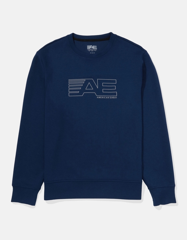 goodness logo crew neck sweat navy - ファッション