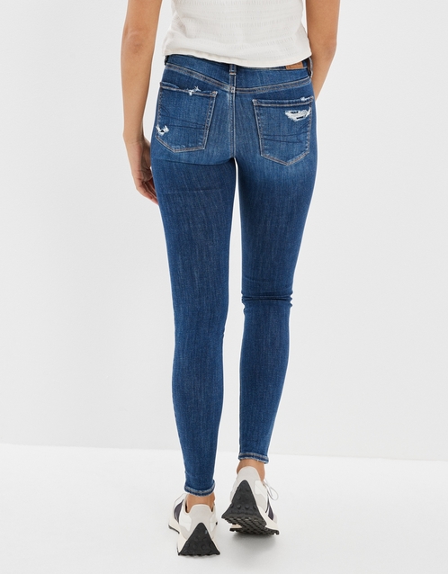 Buy AE Ne(x)t Level Ripped Low-Rise Jegging online | American 